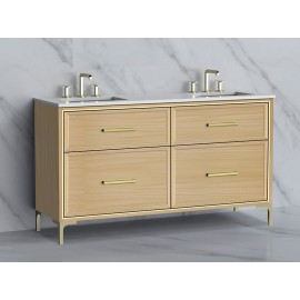 Profile 72" Double Natural Oak